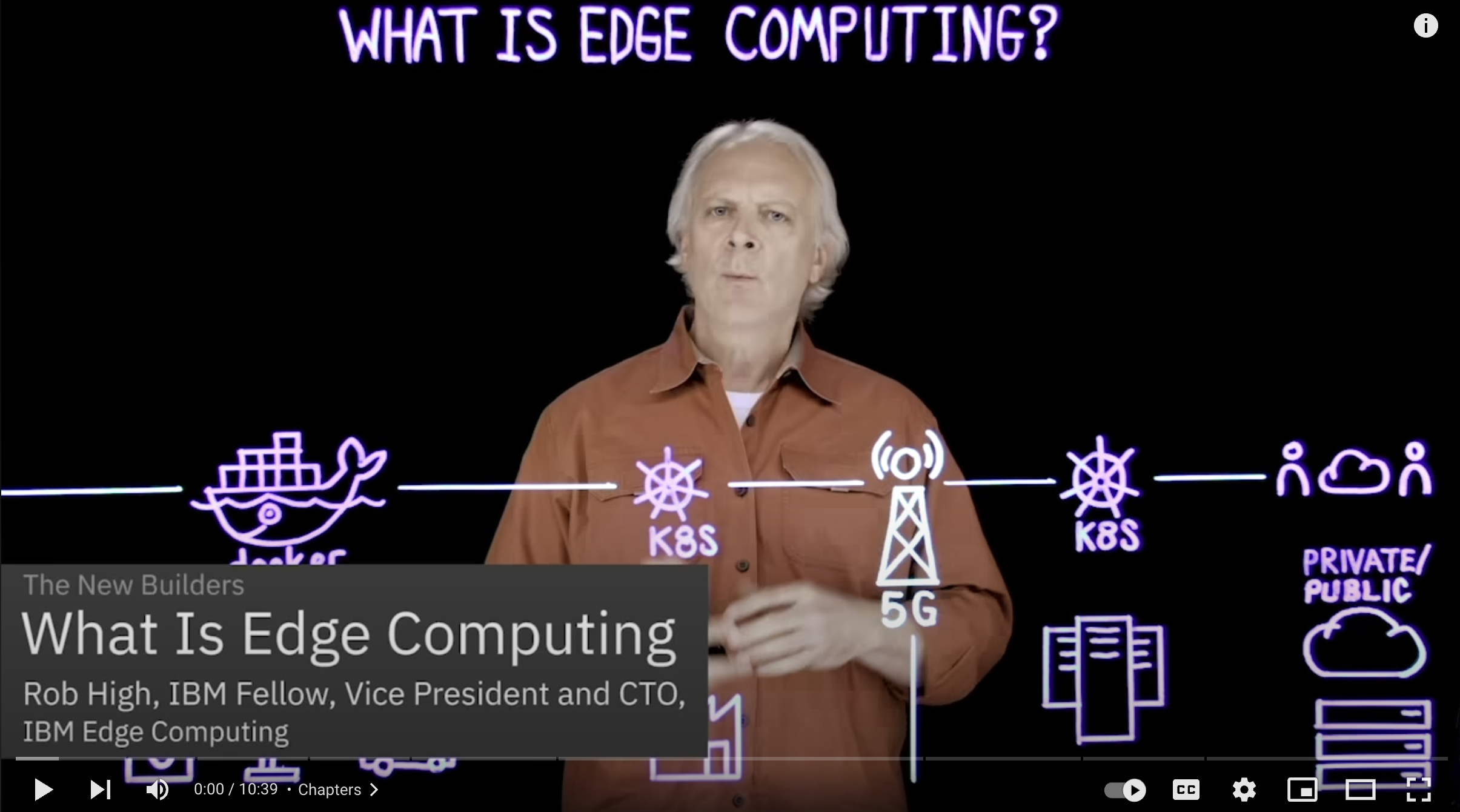 A video tutorial that explains edge computing